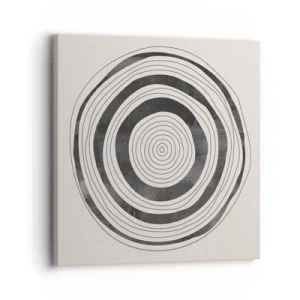 Lærredstryk - Billede på lærred - Det vigtige er det, der er imellem - 30x30 cm