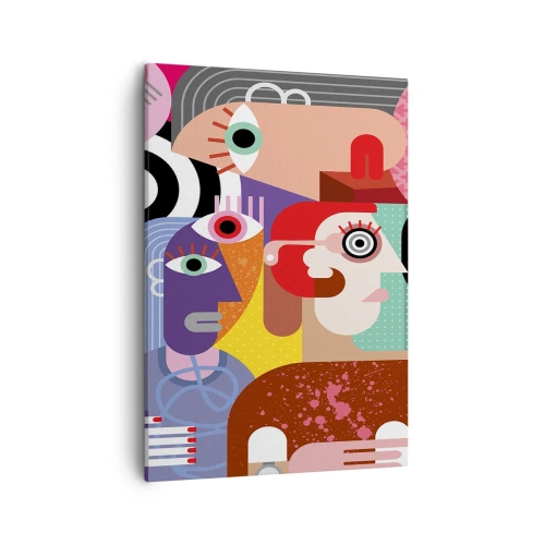Lærredstryk - Billede på lærred - Vi fra hr. Picasso - 50x70 cm