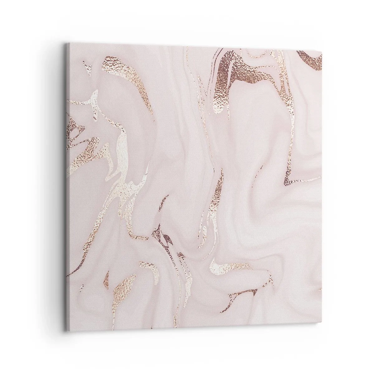 Lærredstryk - Billede på lærred - I et lyserødt tørklæde - 50x50 cm