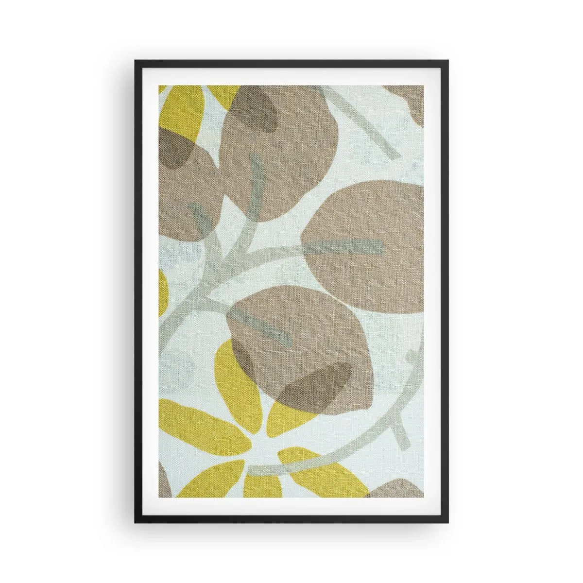 Plakat i sort ramme - Komposition i solskinnet - 61x91 cm