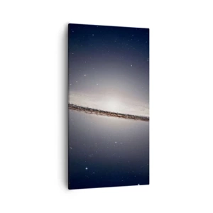 Lærredstryk - Billede på lærred - Der var engang i en galakse langt, langt borte.... - 55x100 cm
