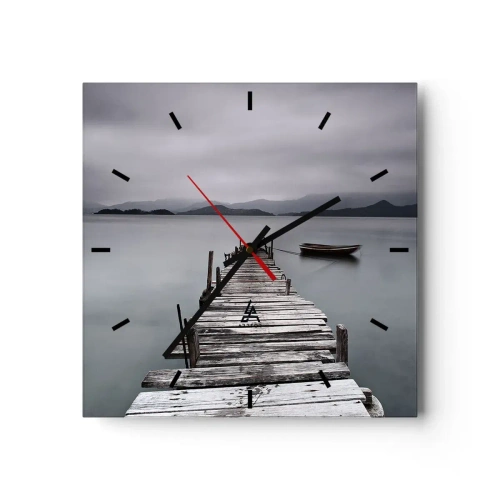 Vægur, Uret - Du kan tage af sted i morgen - 30x30 cm