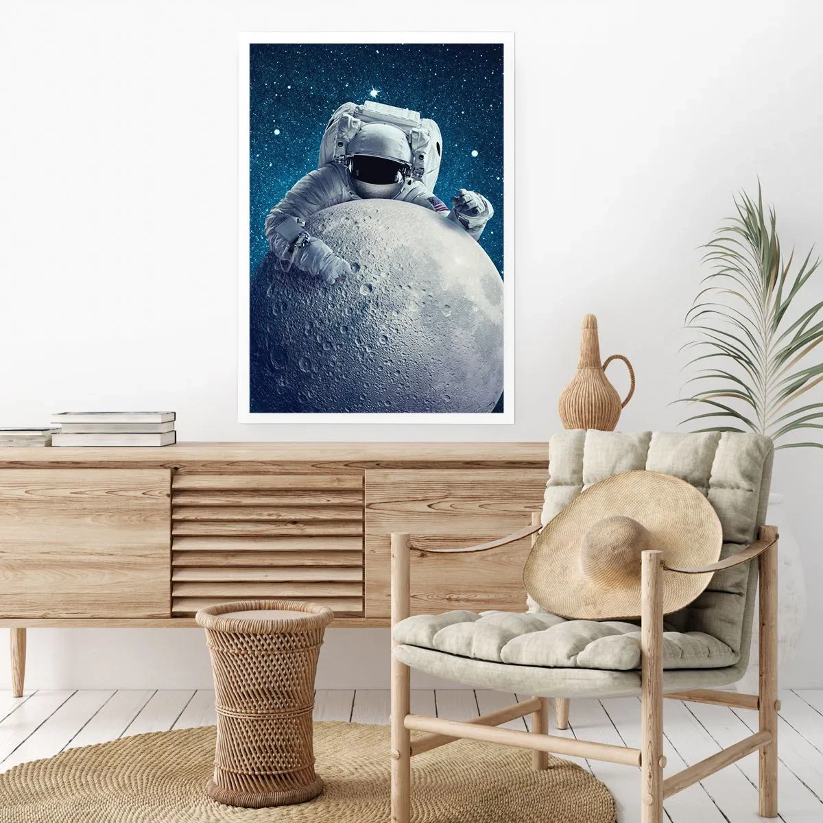 Plakat - Kosmisk spøgefugl - 40x50 cm