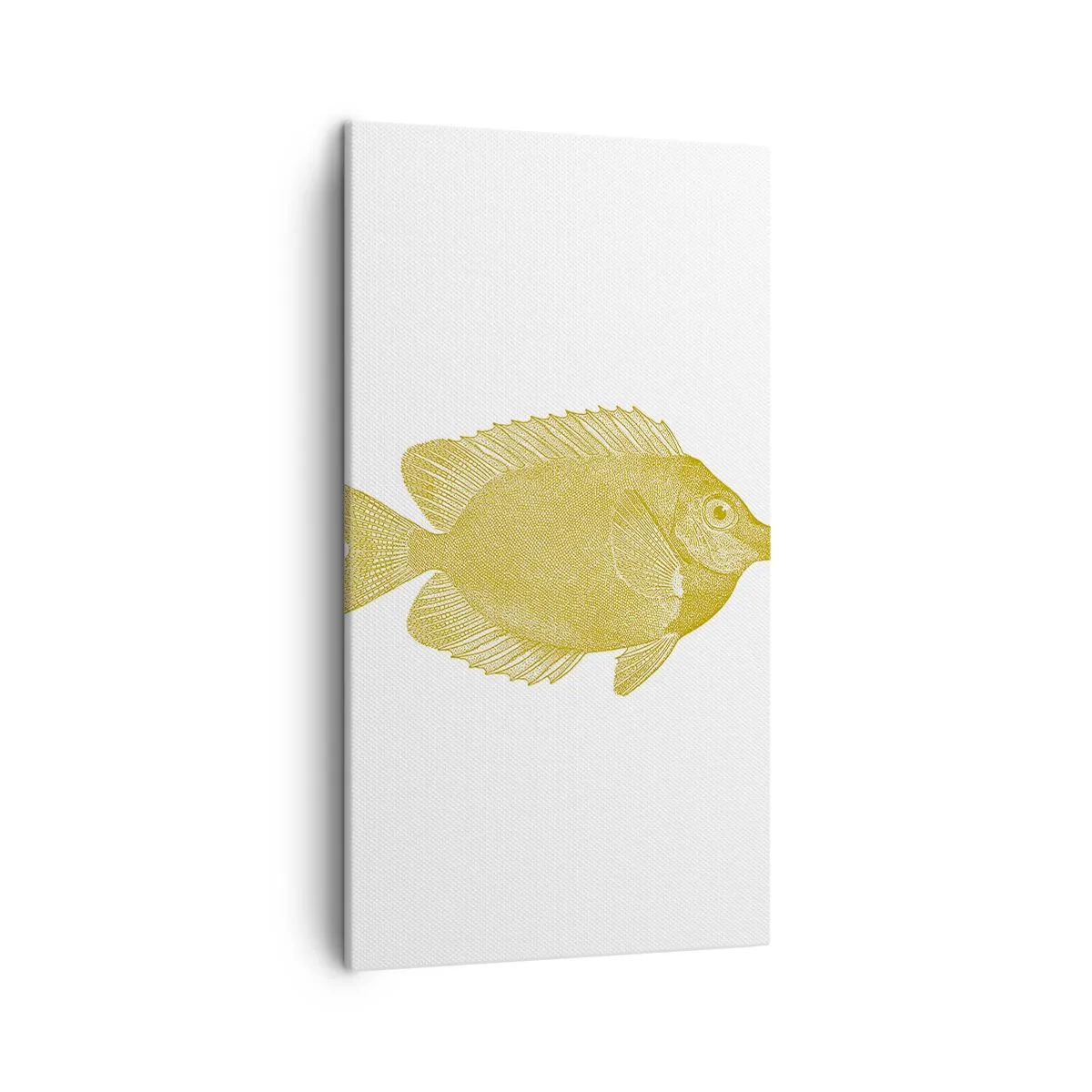 Lærredstryk - Billede på lærred - Fisk og det er det - 45x80 cm