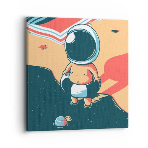 Lærredstryk - Billede på lærred - Fra et andet perspektiv - 40x40 cm