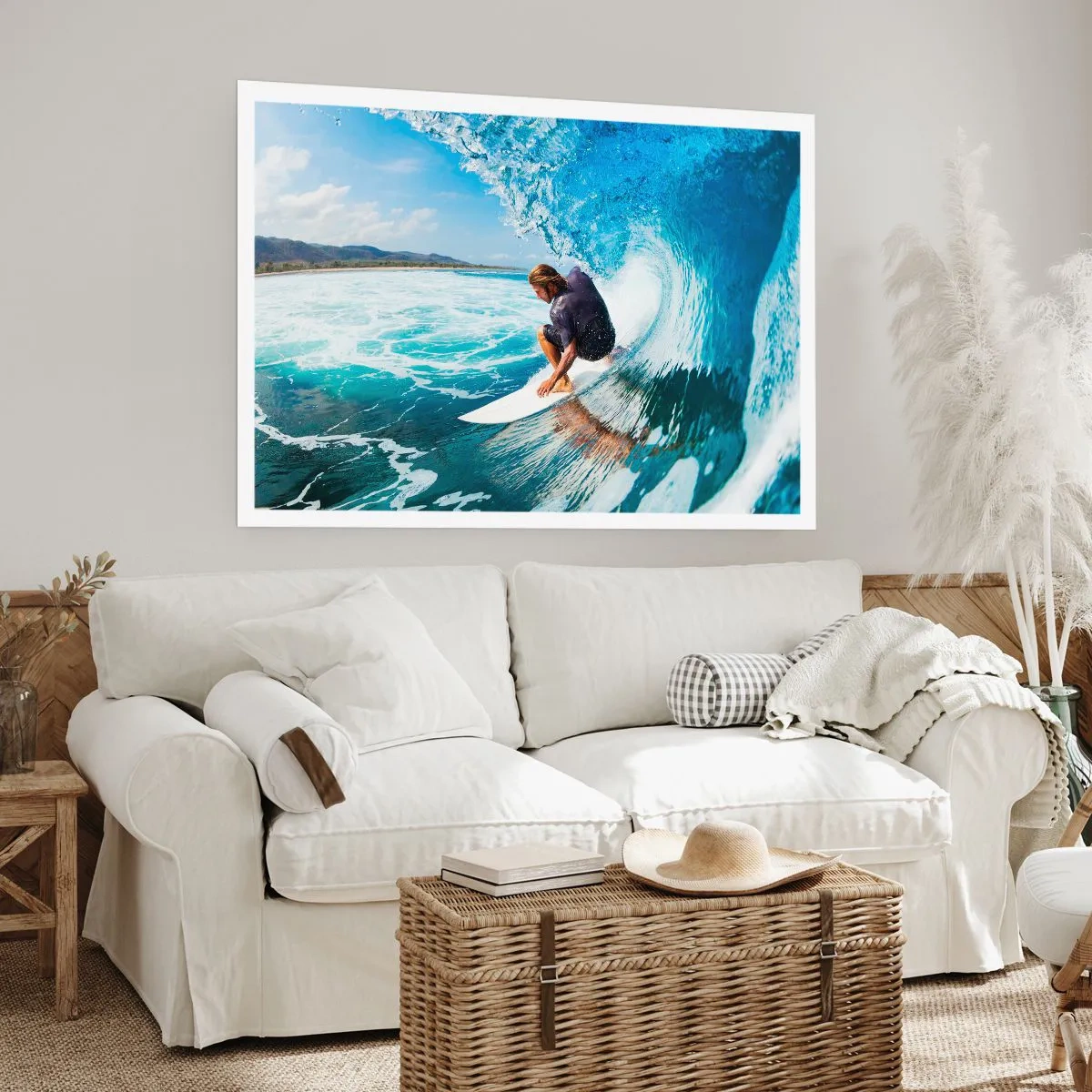 Plakat - Danser med bølgerne - 100x70 cm