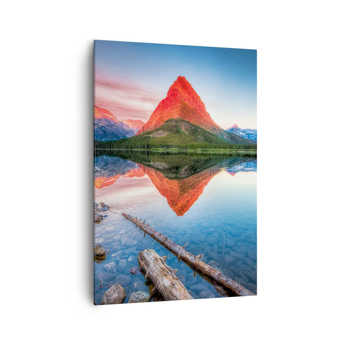 Lærredstryk - Billede på lærred - Varme og kulde - 70x100 cm
