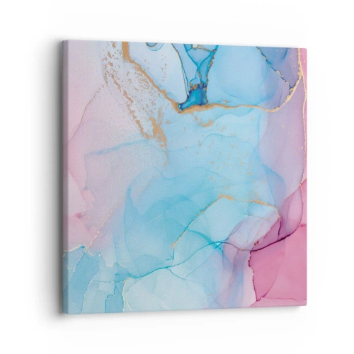 Lærredstryk - Billede på lærred - Møde og gennemtrængning - 30x30 cm