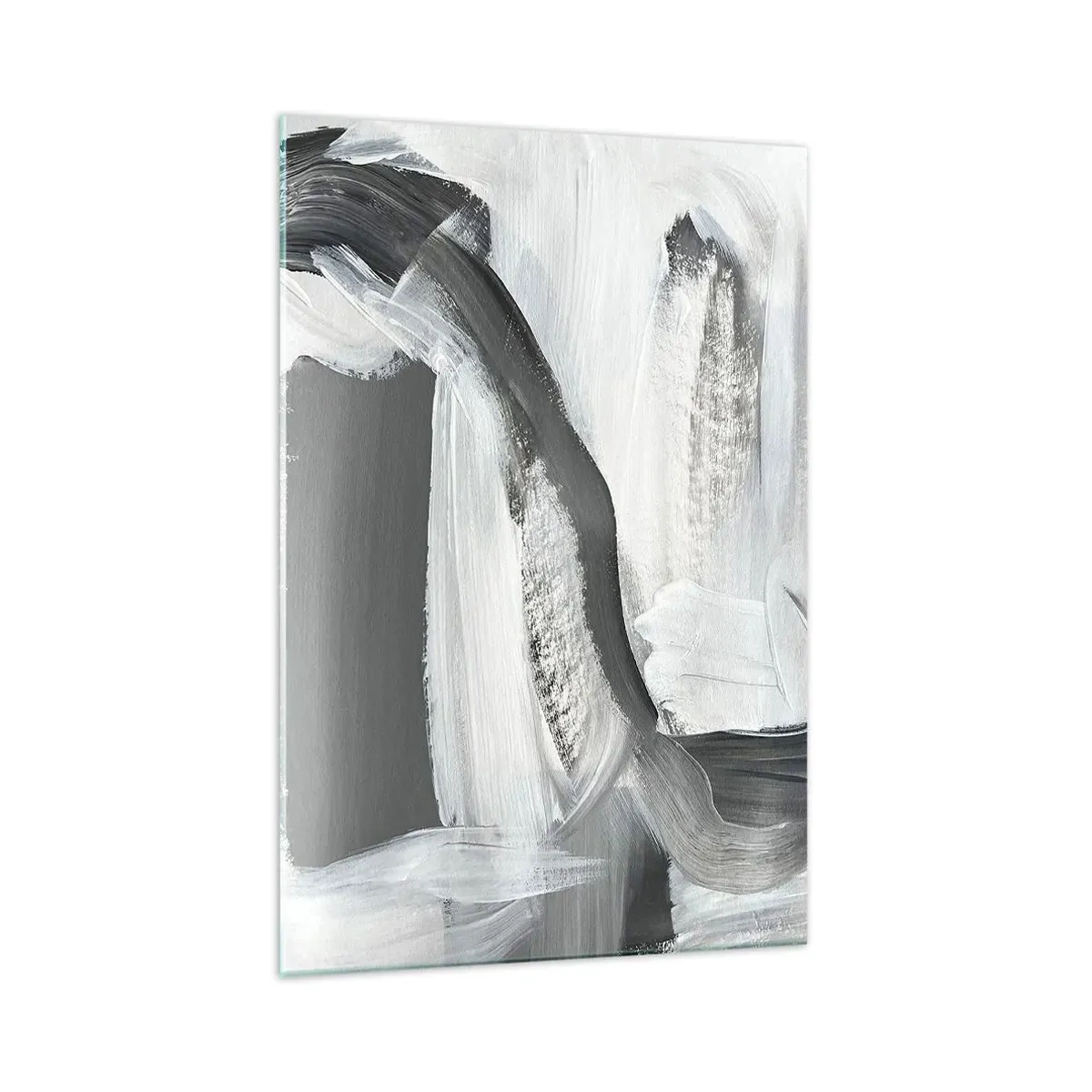 Billede på glas - Med beslutsom bevægelse - 70x100 cm