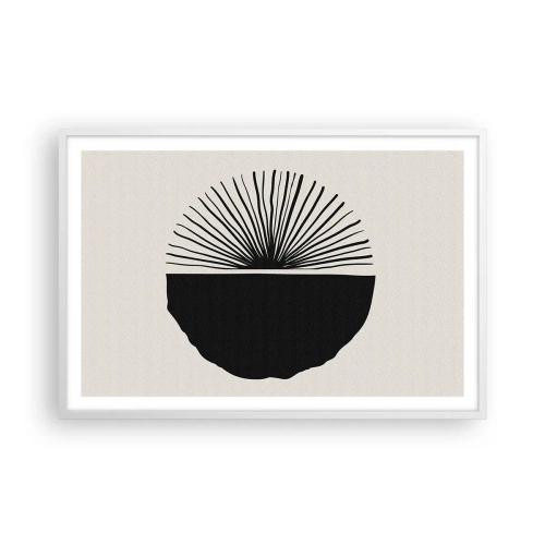 Plakat i hvid ramme - En vifte af muligheder - 91x61 cm