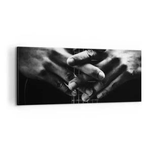 Lærredstryk - Billede på lærred - Kunstnerens bøn - 100x40 cm
