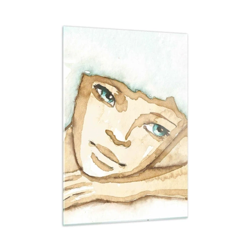 Billede på glas - Poesiens træ vokser ud af stilheden - 50x70 cm