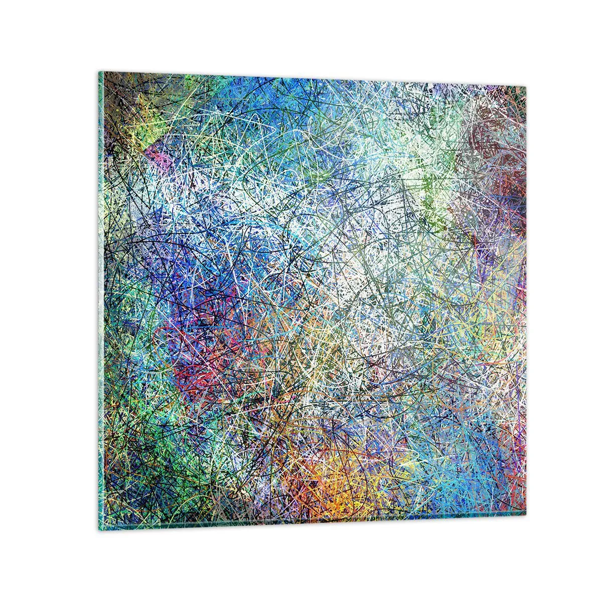 Billede på glas - Så enkelt er det ikke - 30x30 cm