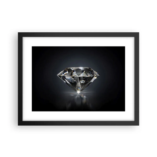 Plakat i sort ramme - Bedste veninde - 40x30 cm