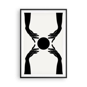 Plakat i sort ramme - Et hemmeligt tegn - 61x91 cm