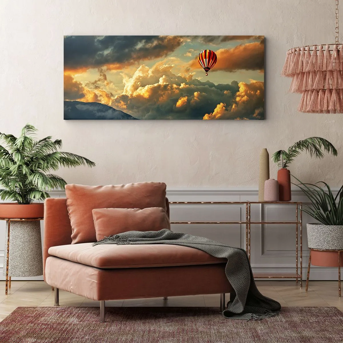 Lærredstryk - Billede på lærred - Jeg går, fordi jeg vil - 160x50 cm