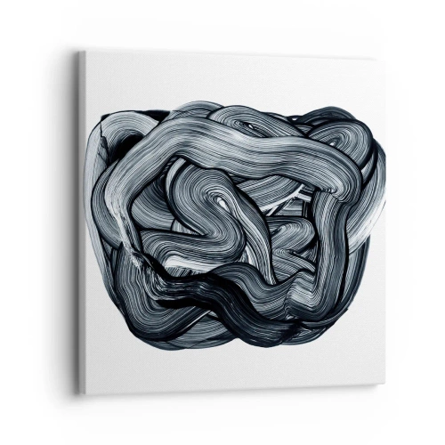 Lærredstryk - Billede på lærred - Så enkelt er det ikke - 30x30 cm