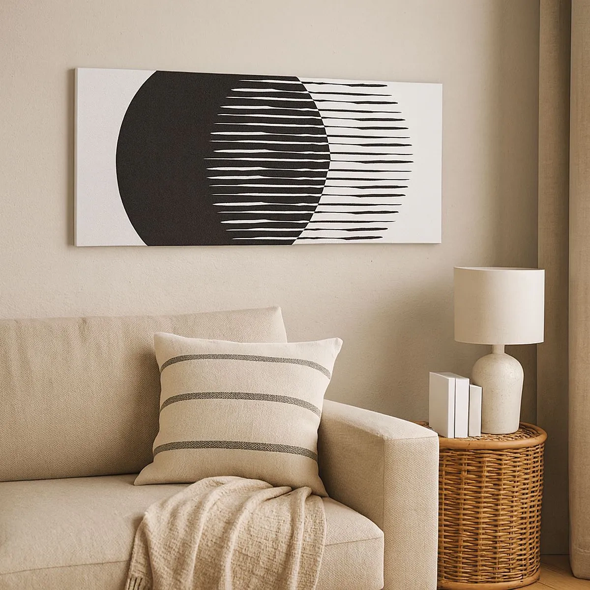 Lærredstryk - Billede på lærred - Hans alter ego - 100x40 cm