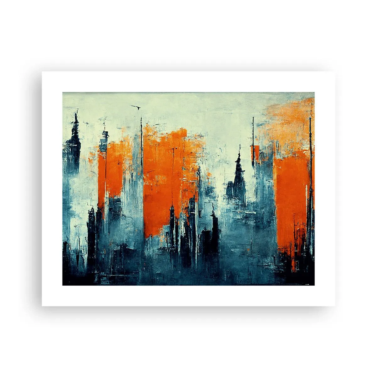 Plakat - Moderne landskab - 50x40 cm