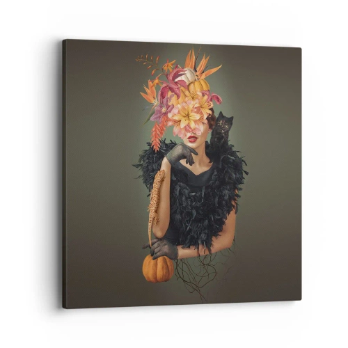 Lærredstryk - Billede på lærred - Heksens fortryllelse - 40x40 cm