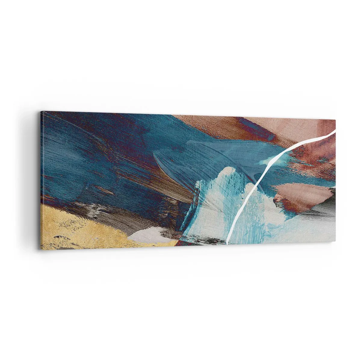 Lærredstryk - Billede på lærred - Med flair og energi - 100x40 cm