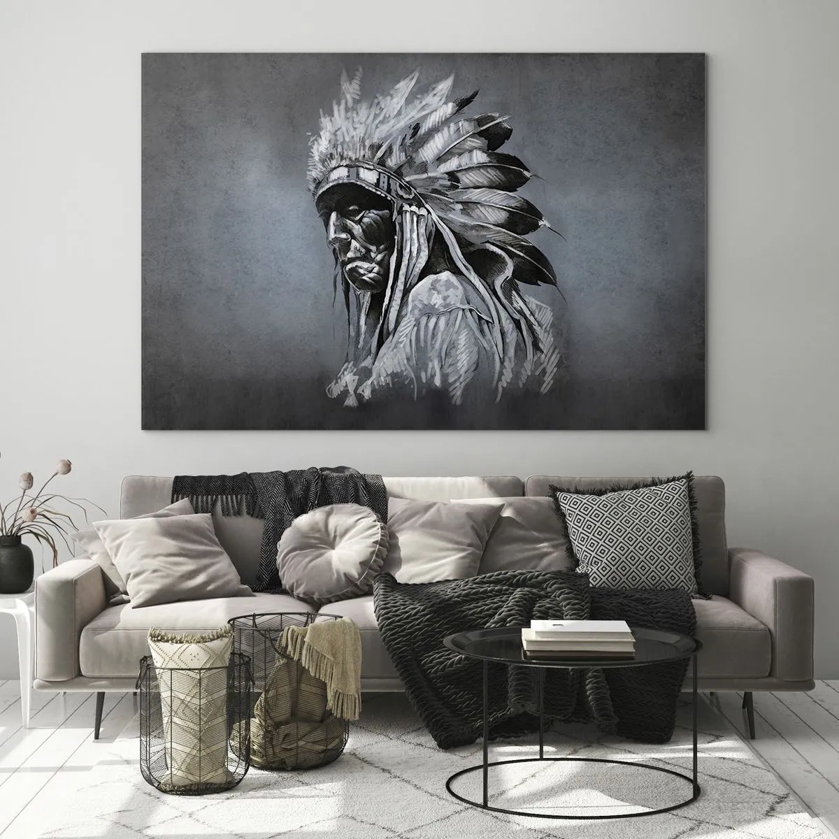 Billede på glas - Tilbage til rødderne - 100x70 cm