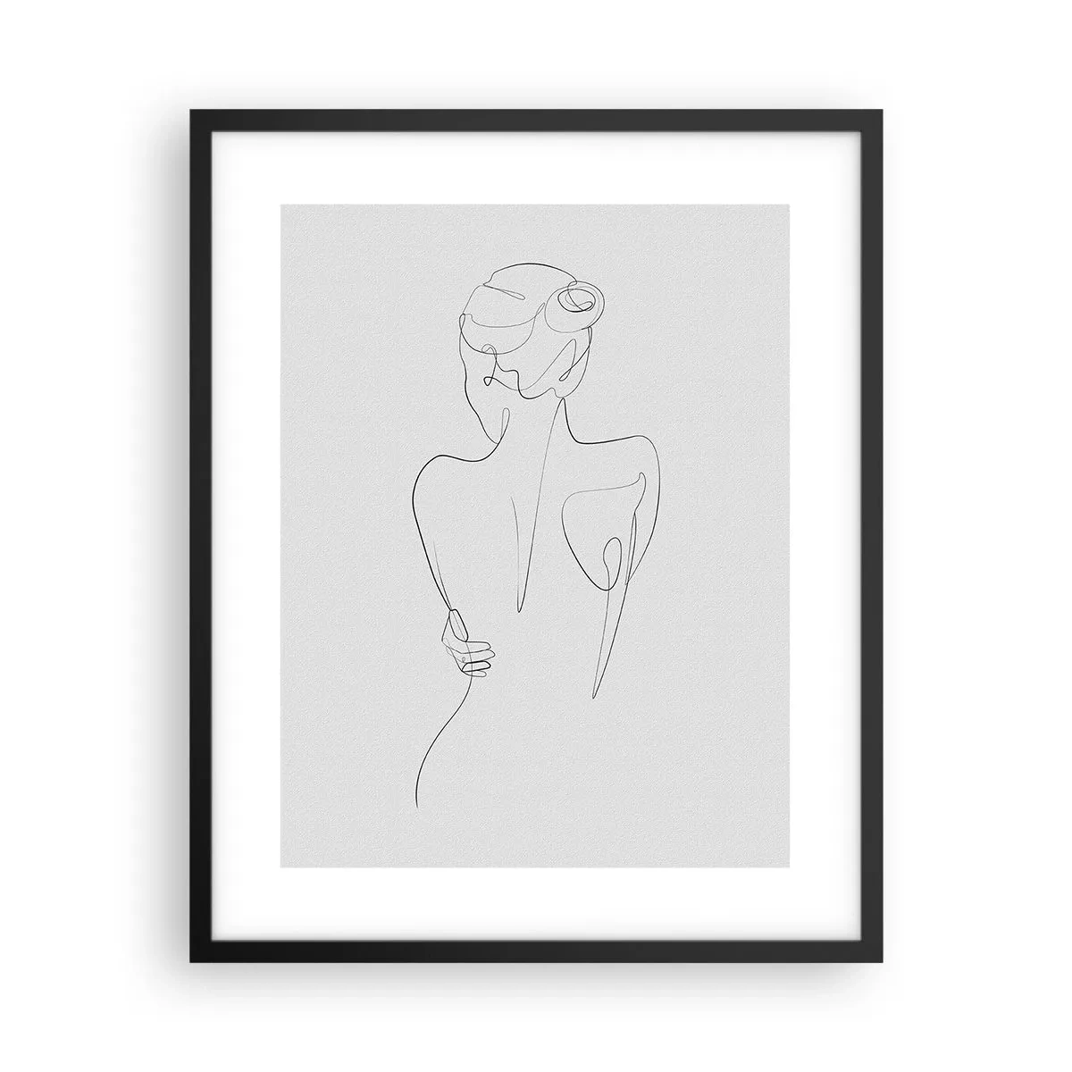 Plakat i sort ramme - Kroppens musik - 40x50 cm