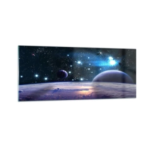 Billede på glas - Er du stadig alene? - 100x40 cm