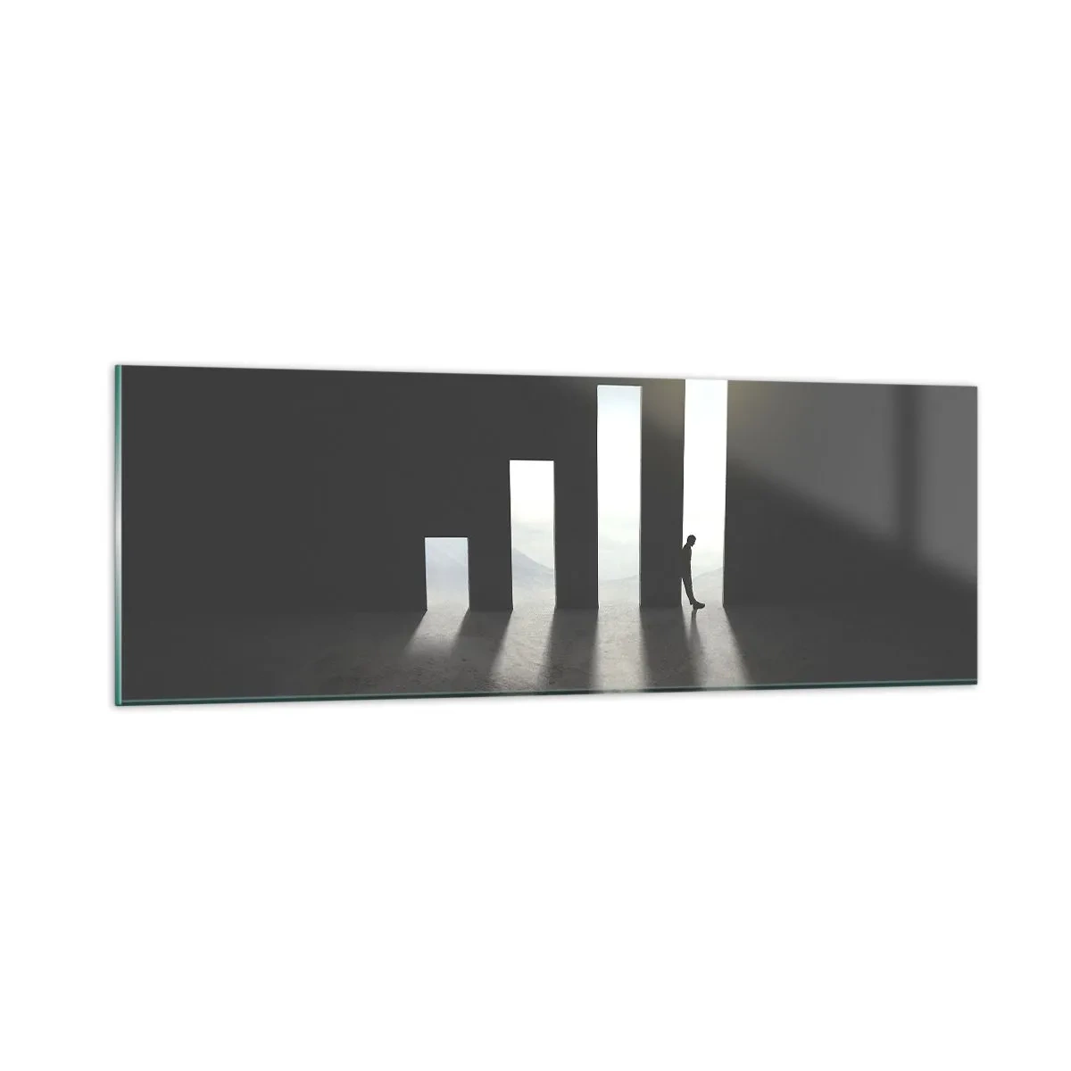 Billede på glas - Succes - et indtryk - 90x30 cm
