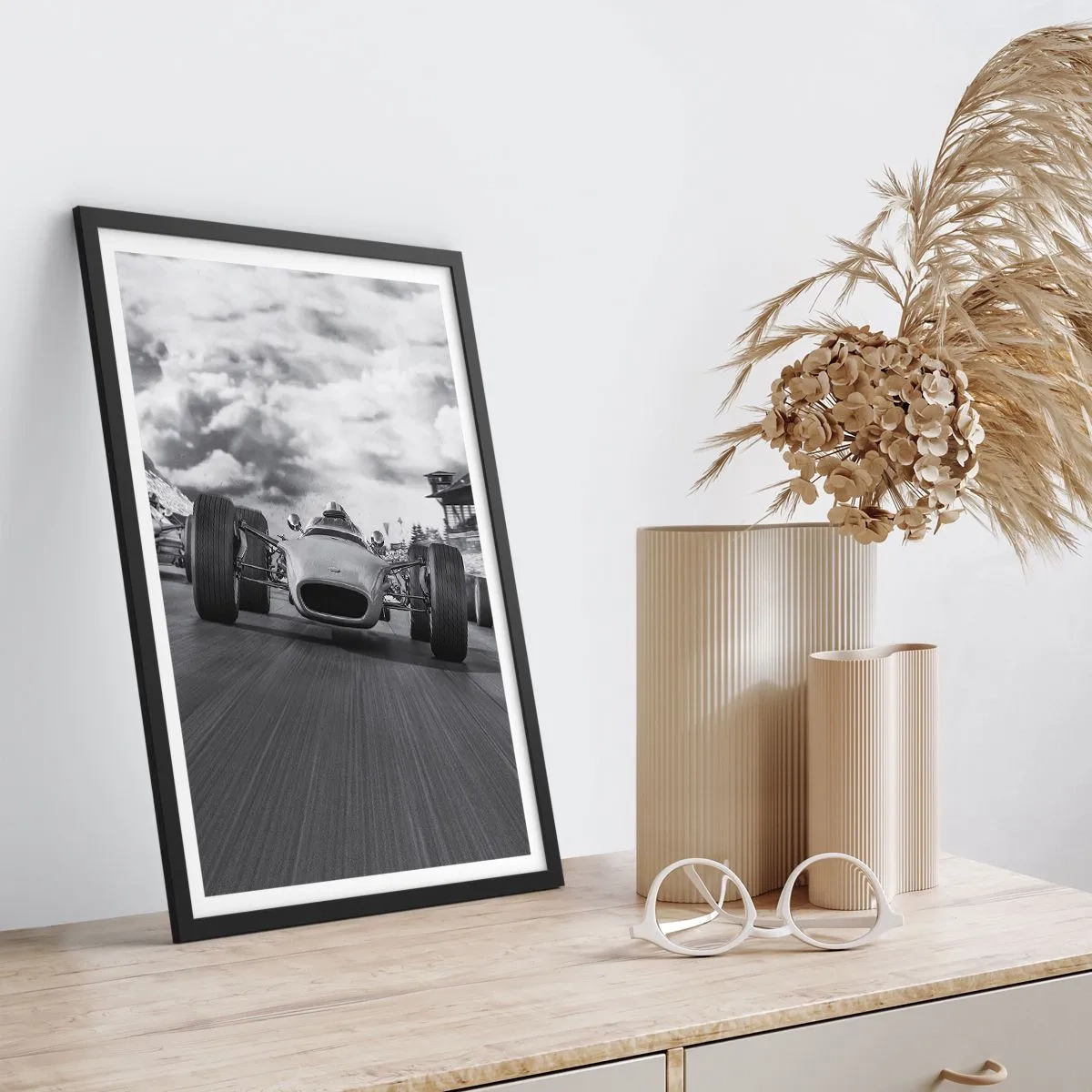 Plakat i sort ramme - Der er kraft! - 30x40 cm