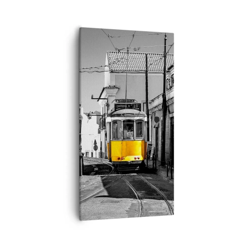 Lærredstryk - Billede på lærred - Lissabons ånd - 55x100 cm