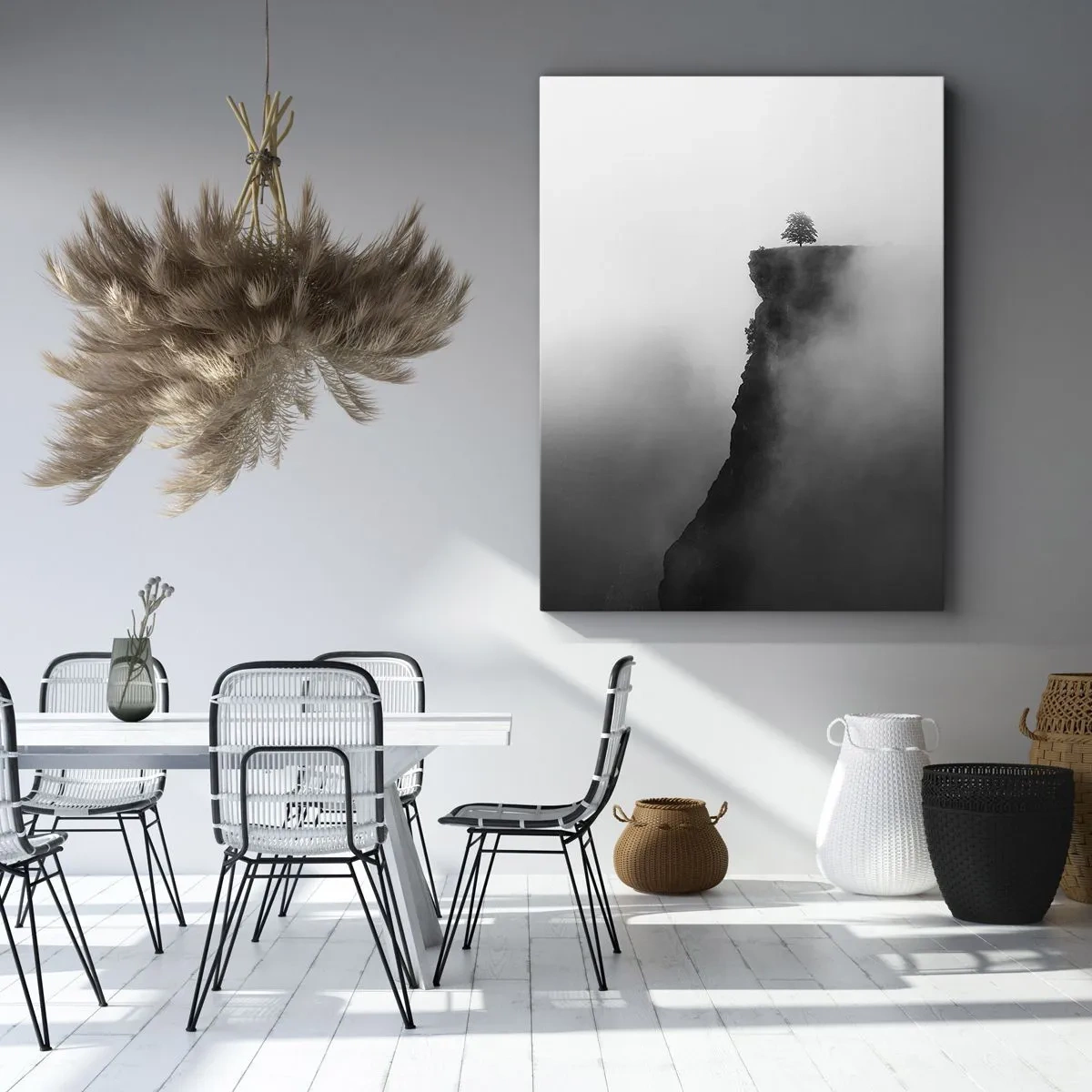Lærredstryk - Billede på lærred - På kanten af verden - 50x70 cm