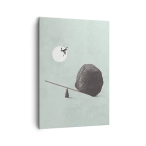 Lærredstryk - Billede på lærred - En drøm går i opfyldelse - 50x70 cm