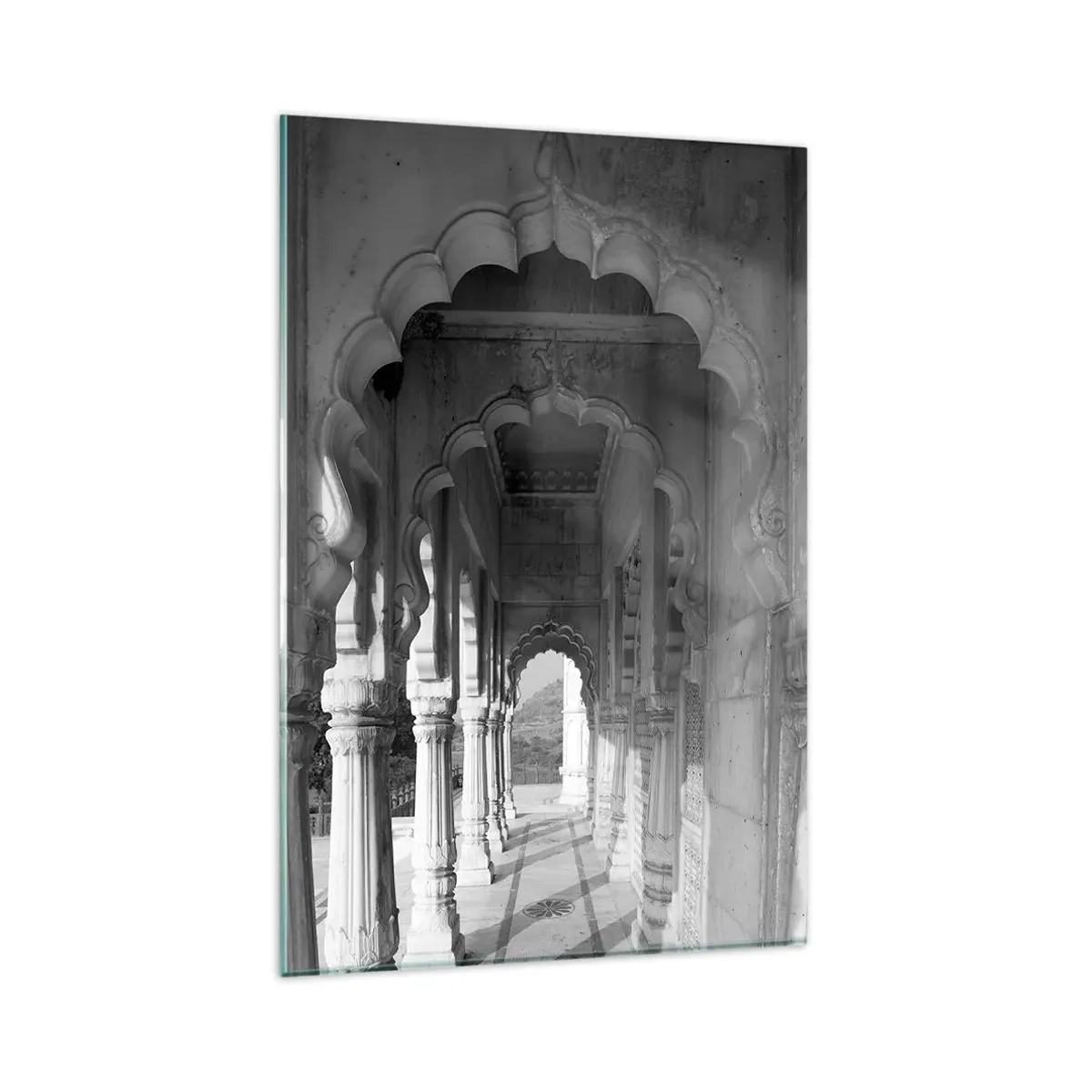 Billede på glas - Det er her, fortællingerne fra Østen sker - 80x120 cm