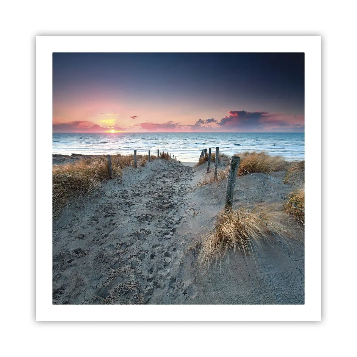 Plakat - Du har udgydt en regnbue af strålende pragt.... - 60x60 cm