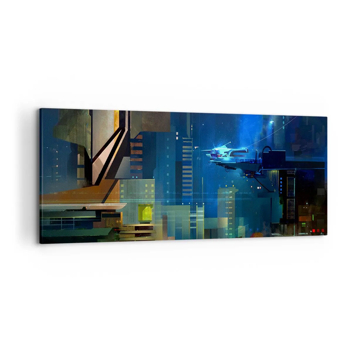 Lærredstryk - Billede på lærred - I den nærmeste fremtid - 120x50 cm