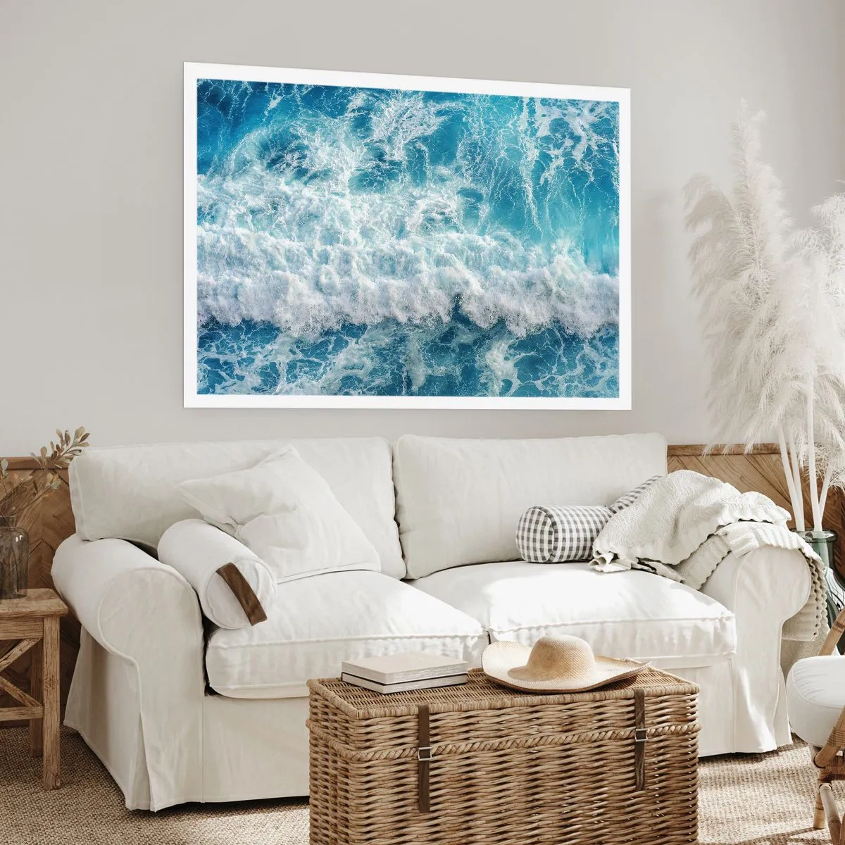 Plakat - Glædeligt og i spring - 40x30 cm