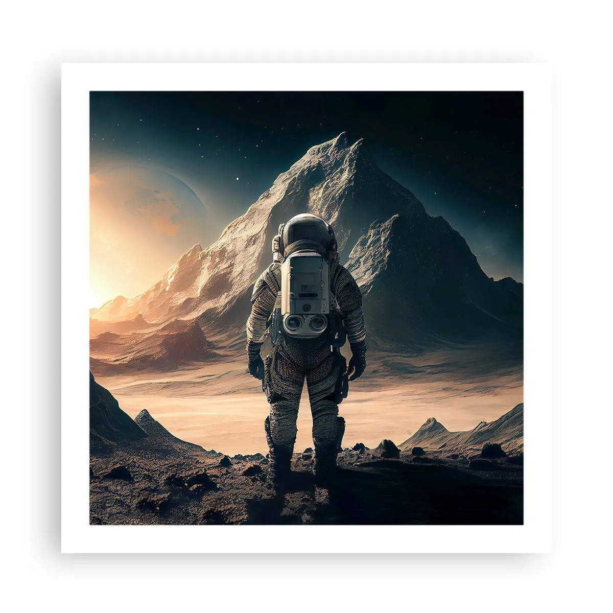 Plakat - En ny udfordring - 60x60 cm