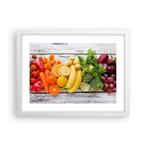 Plakat i hvid ramme - Er det ikke nok? - 40x30 cm