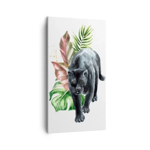 Lærredstryk - Billede på lærred - Vild i hjertet - 45x80 cm