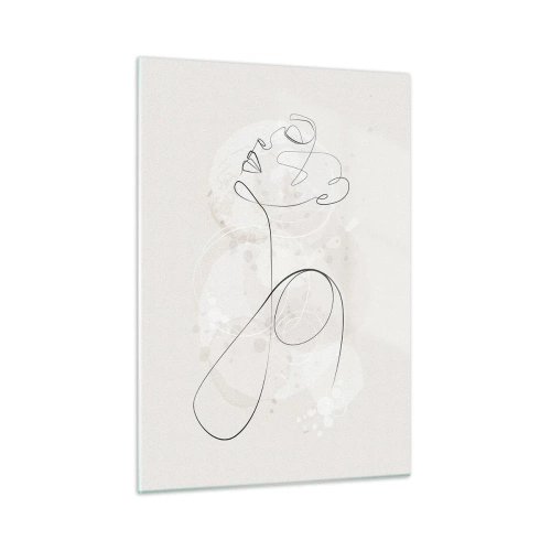 Billede på glas - Spiralen af skønhed - 50x70 cm