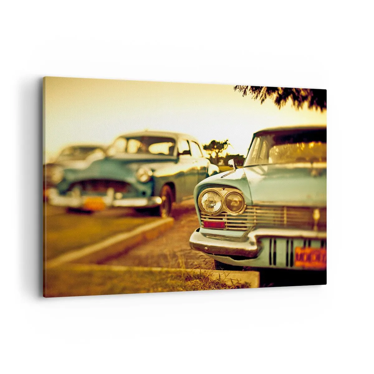 Lærredstryk - Billede på lærred - Vi må vente og se - 100x70 cm