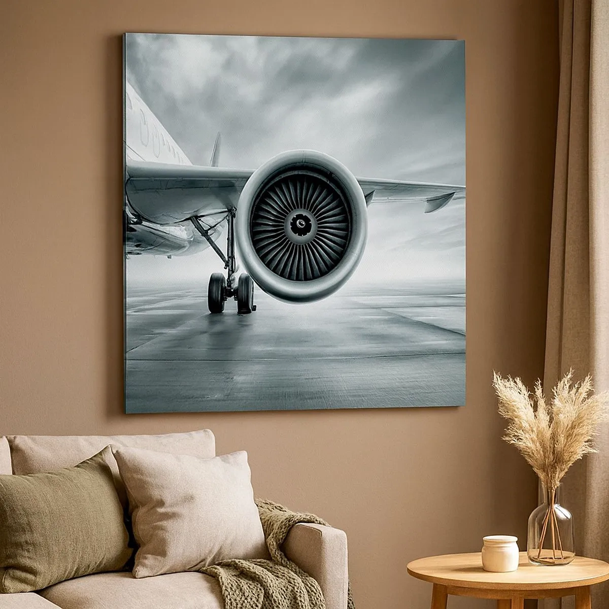 Lærredstryk - Billede på lærred - Der er kraft! - 30x30 cm