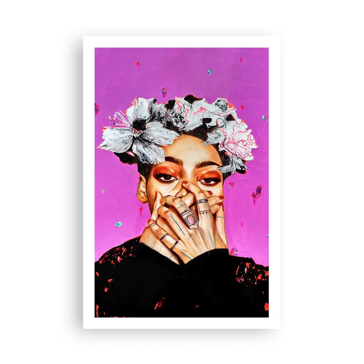 Plakat - En smule skør - 61x91 cm