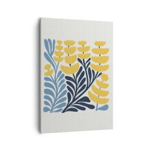 Lærredstryk - Billede på lærred - Solrig seng - 50x70 cm