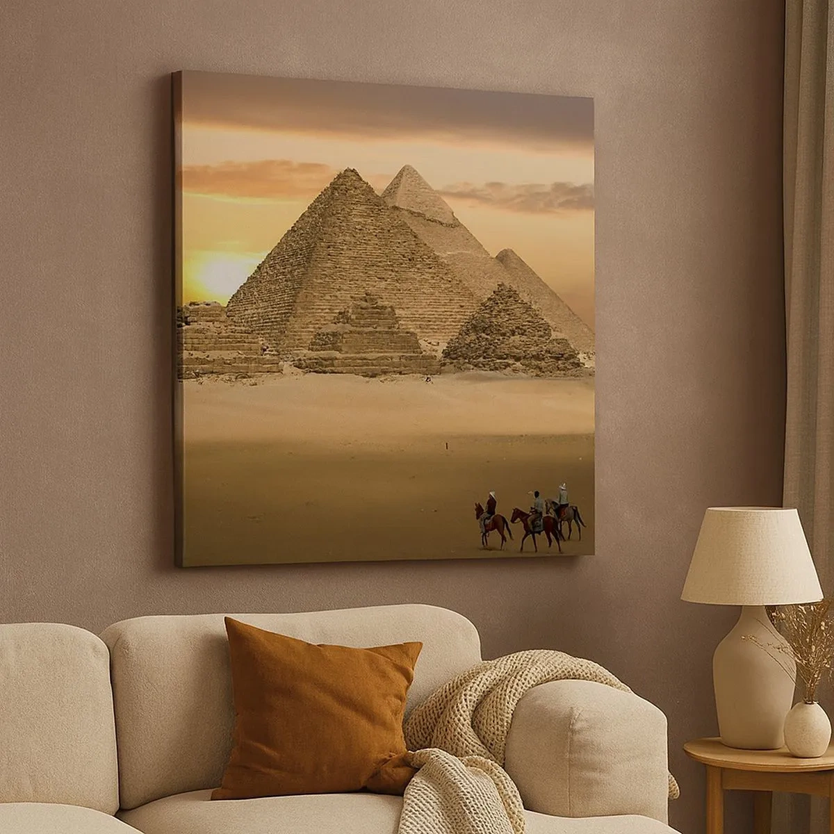 Lærredstryk - Billede på lærred - Uændret i tusindvis af år - 30x30 cm