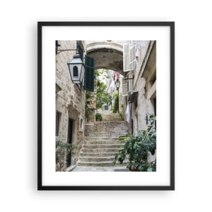 Plakat i sort ramme - En charmerende baggyde - 40x50 cm