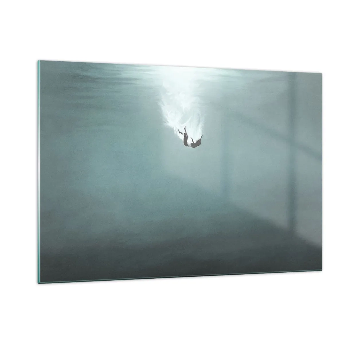 Billede på glas - I havets favntag - 120x80 cm