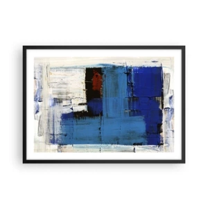 Plakat i sort ramme - Det blås hemmelighed - 70x50 cm