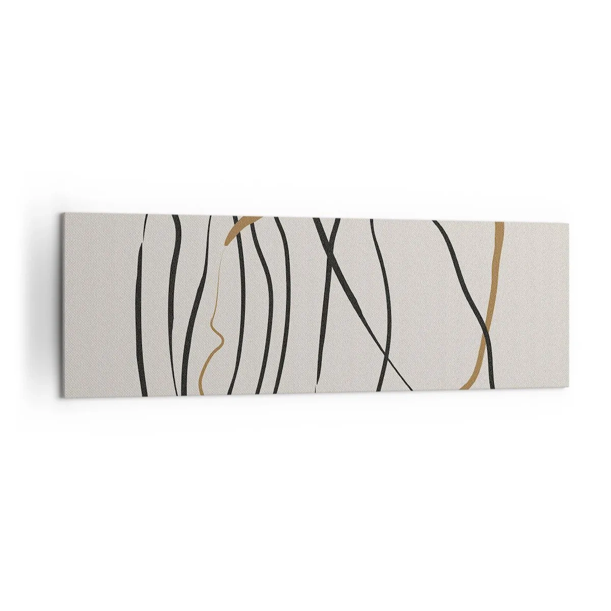 Lærredstryk - Billede på lærred - Komposition - dans i besiddelse - 160x50 cm